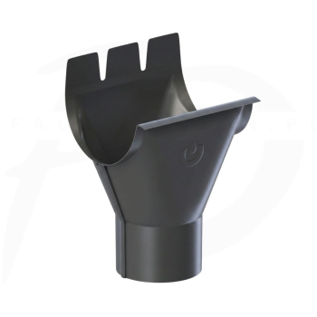 Lej spustowy stalowy ∅ 125 firmy KROP kolor grafit